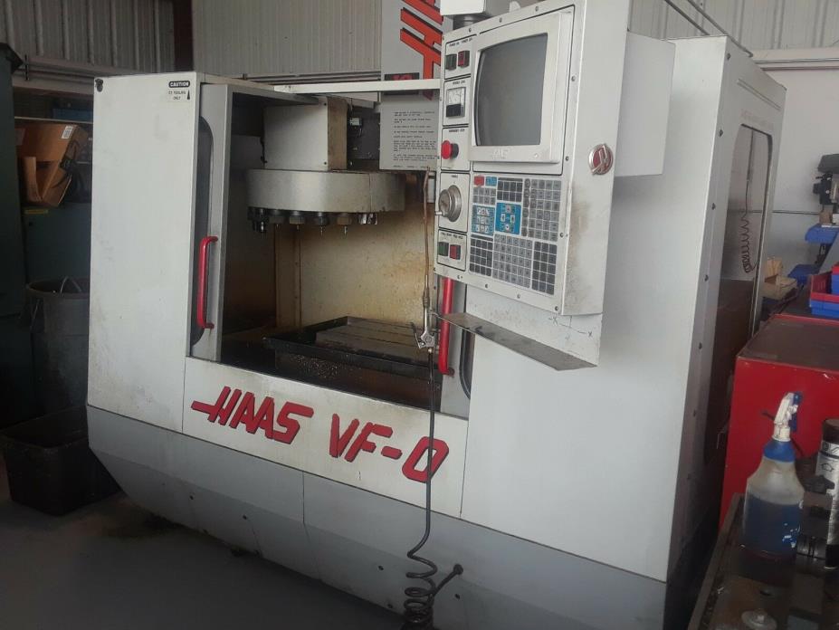 USED HAAS VF-0 CNC with GibbsCam and a lot of tooling.