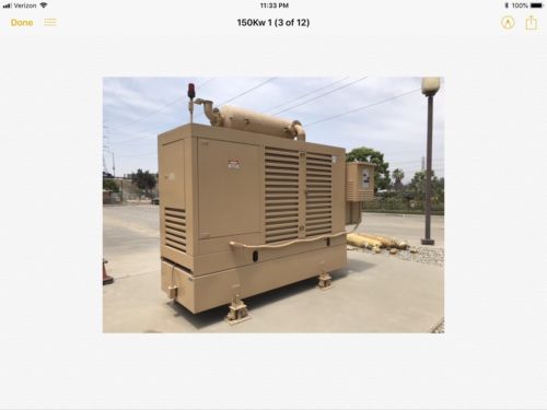 150 Kw cummins onan diesel generator With Base Fuel Tank
