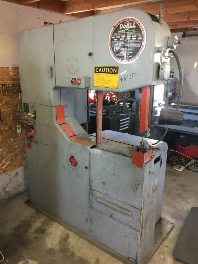 DoALL band saw machine model 3613-10