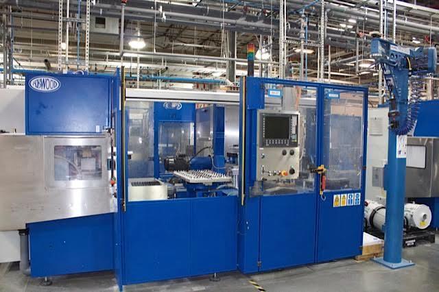 2014 ABWOOD TS3 CMVR TWIN SPINDLE Solar silicon Brick Ingot Grinder Polisher