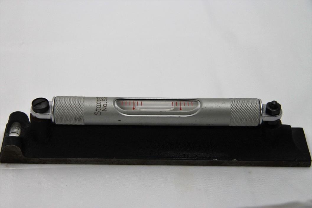 Starrett 98 Machinists Precision Level 2 Vials