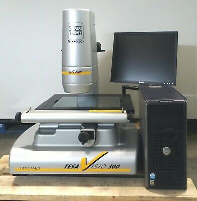 TESA-VISIO 300 Visual Measuring Machine .0001mm Travel 300 x 200 x 150mm 120VAC