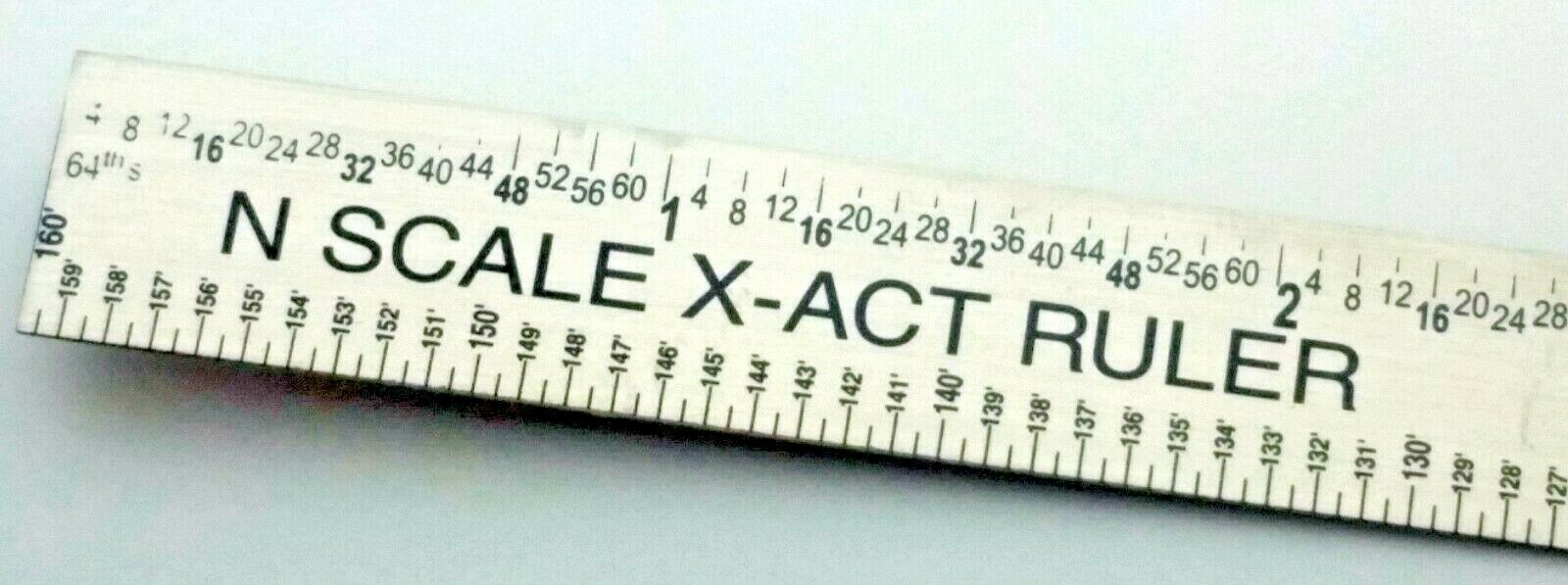 Discounted N Scale Stainless rulers  Accurate  12