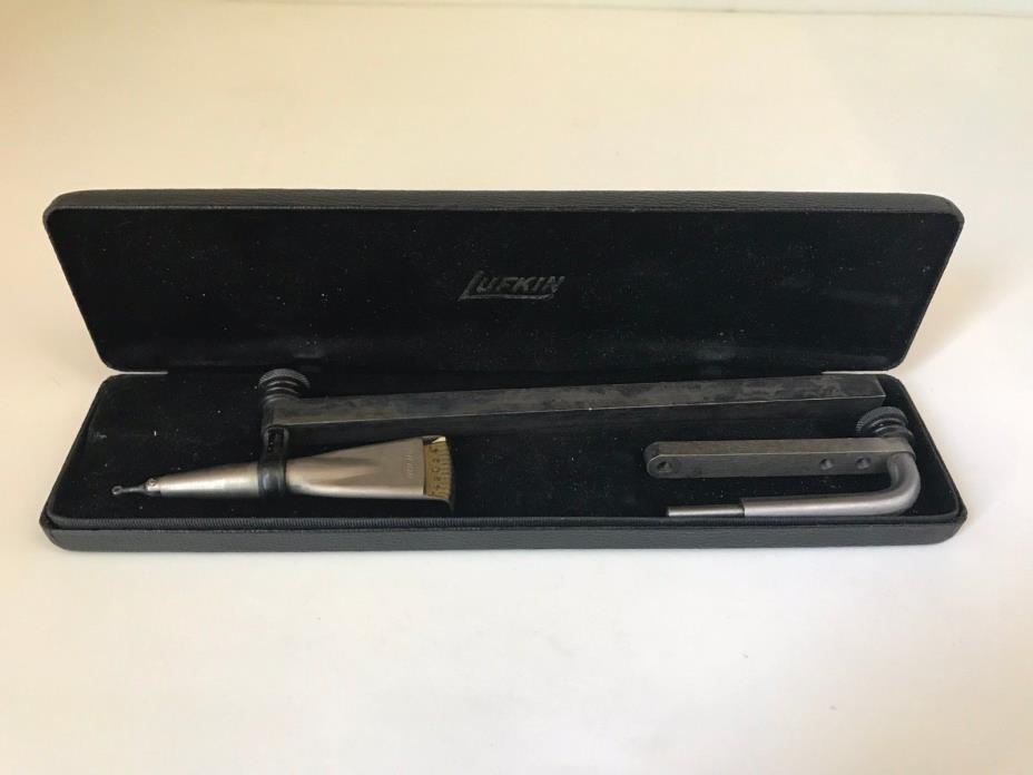 Very Nice Vintage Lufkin #199A Machinist Surface Indicator Kit - Case Hardened