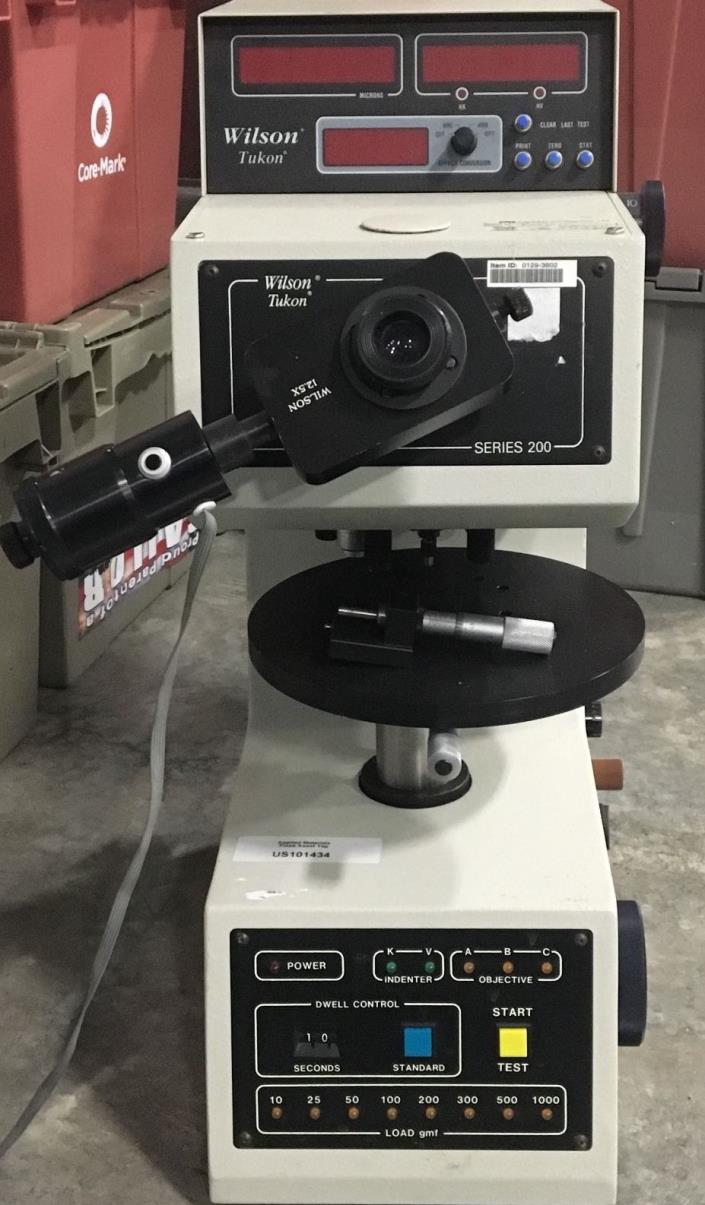 Wilson Tukon Microhardness Tester Series 200 Model TU240C