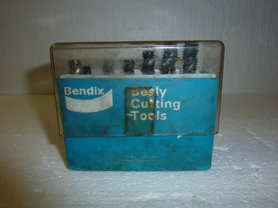 Vintage Bendix Besly Cutting Tools Set of 9