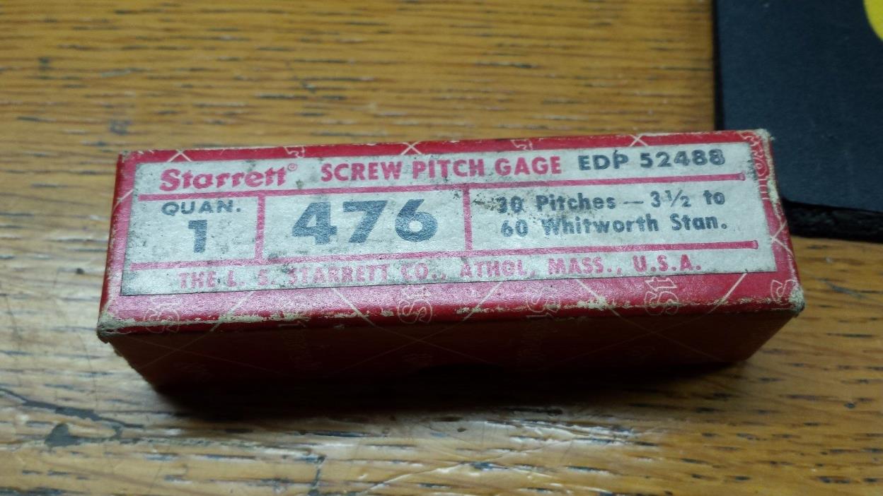 476 Whitworth Standard Screw Pitch Gage