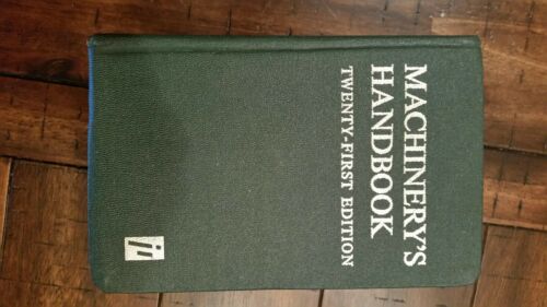 Vg Machinery’s Handbook 21st Edition Machinist Handbook Toolmaker