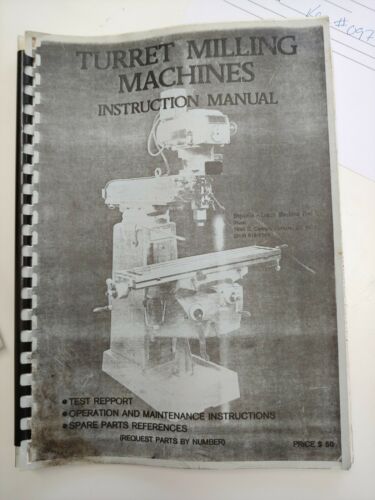 LAGUN FTV-3CNC Vertical Milling Machine Instruction Manual