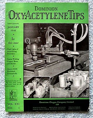 Dominion Oxy-Acetylene Tips Jan. 1946 t9u