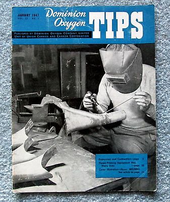 Dominion Oxgen Welding Tips Jan. 1947 t9u