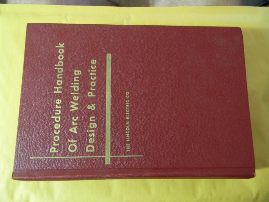Procedure Handbook of Arc Welding Design & Practice Hardcover 11th edition 1967