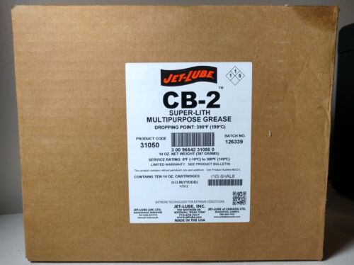 CB-2 Multi-Purpose Grease - cb-2 14oz cartridge super-lith (31050) (SET OF 10)