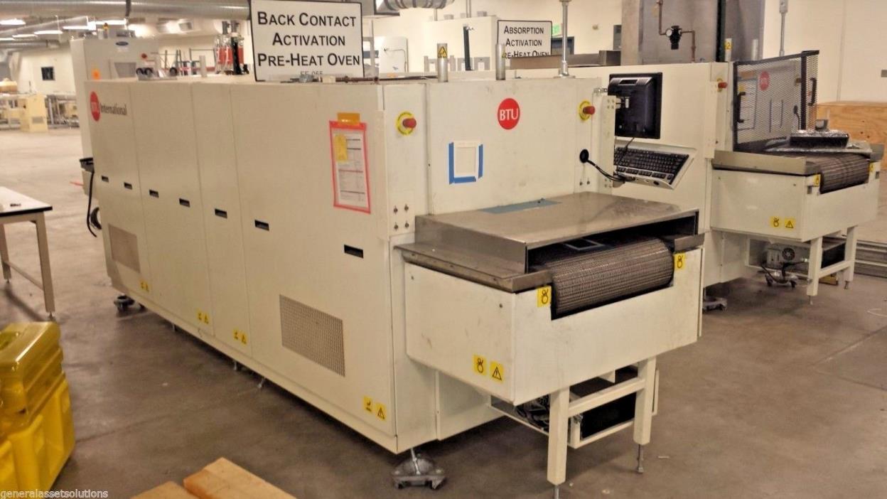 2009 BTU INTERNATIONAL DR251-7-1 PREHEAT TUNNEL OVEN 662F° *CAN SHIP*