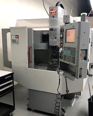 Haas Mini Mill 2005, Programmable Coolant, Top Cover, 10-ATC, Coolant Tank.