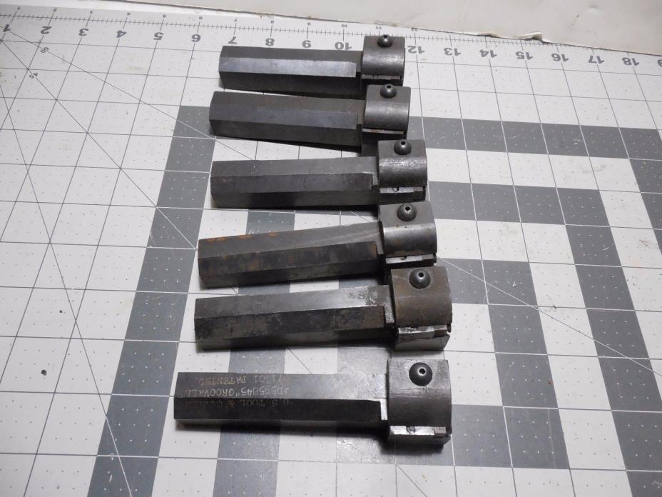 U.S. TOOL AND CUTTER AD595845 LOT OF 6 GROOVALL 3/4' SHANK  NW8D