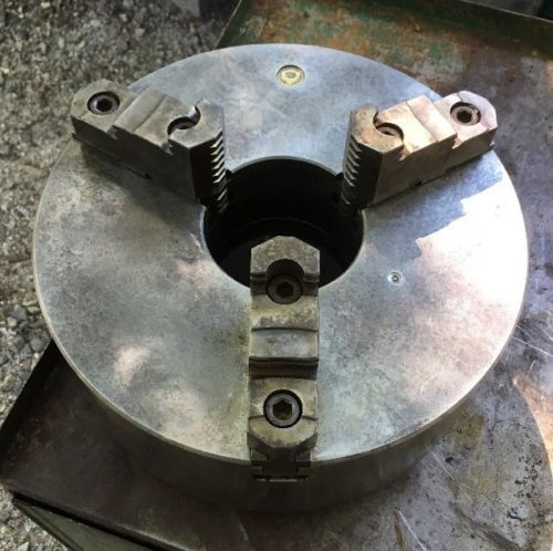 BISON 12” 3 Jaw Self Centering Manual Scroll Chuck D1-8 Mount Metal Lathe 7729
