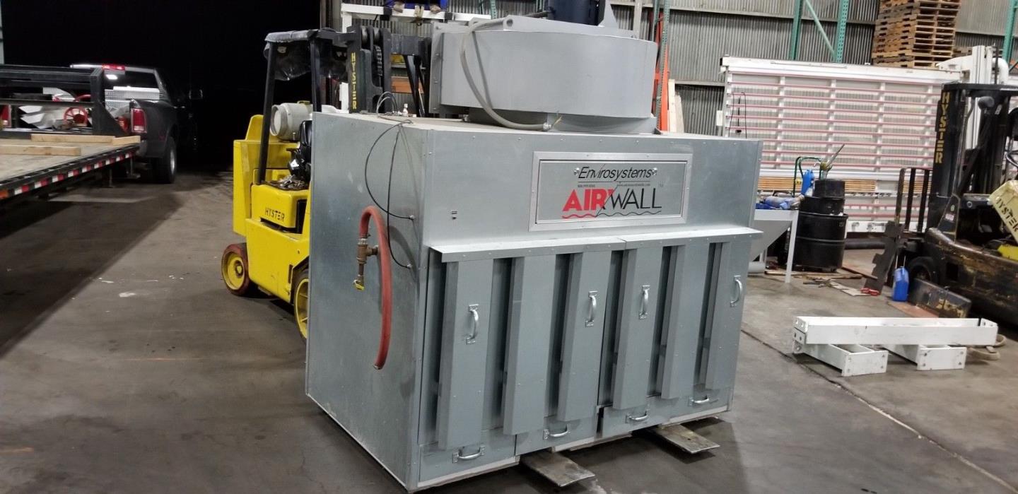 ENVIROSYSTEMS AIRWALL 60MD DUST COLLECTOR 5 HP 6000 CFM 15 FILTERS