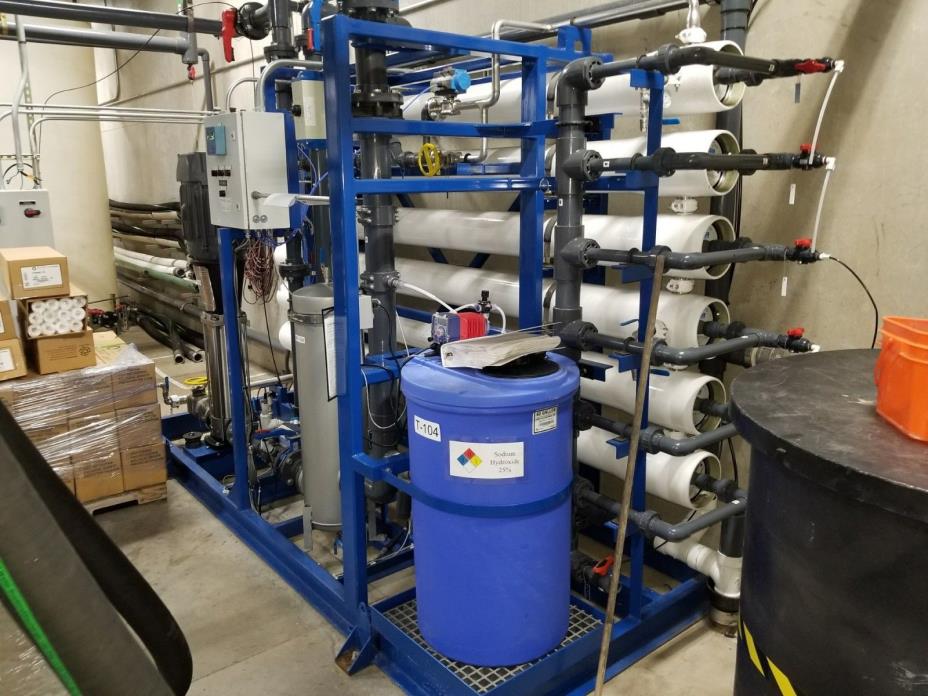 100 GPM Reverse Osmosis Water Treatment Processing System