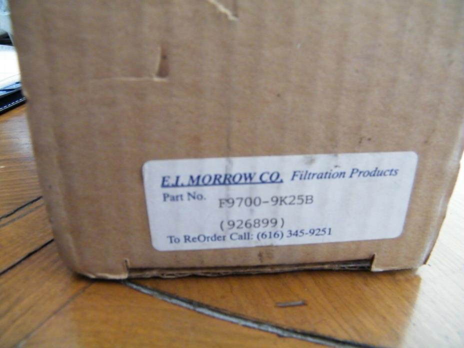EJ Morrow Company Filter F9700-9K25B A455  FREE SHIPPING