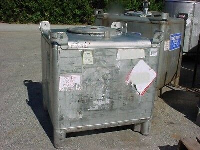 255 gallon STAINLESS STEEL TOTE TANK DOT 57