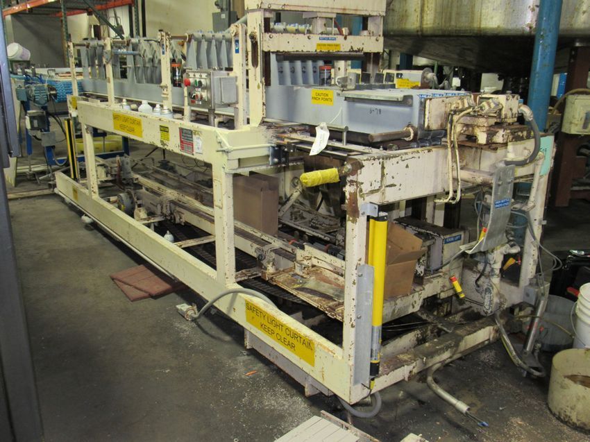 Miller Laner Drop Case Packer with Safety Curtain and Processor Controller