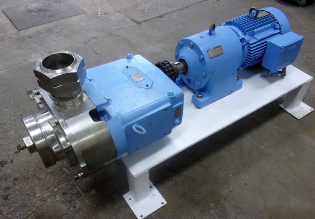 Waukesha Model 220 Stainless Steel Positive Displacement Pump