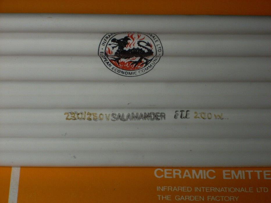 Six New In Box Salamander Parabolic Infrared IR Ceramic Heater 240V 200W Ireland