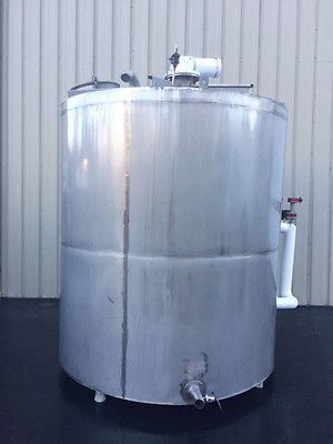 Keller 2800 Gallon Stainless Steel Jacketed Processor Tank, Foodgrade