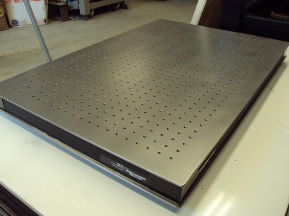 crated THORLABS OPTICAL BREADBOARD TABLE lab laser honeycomb isolation damping