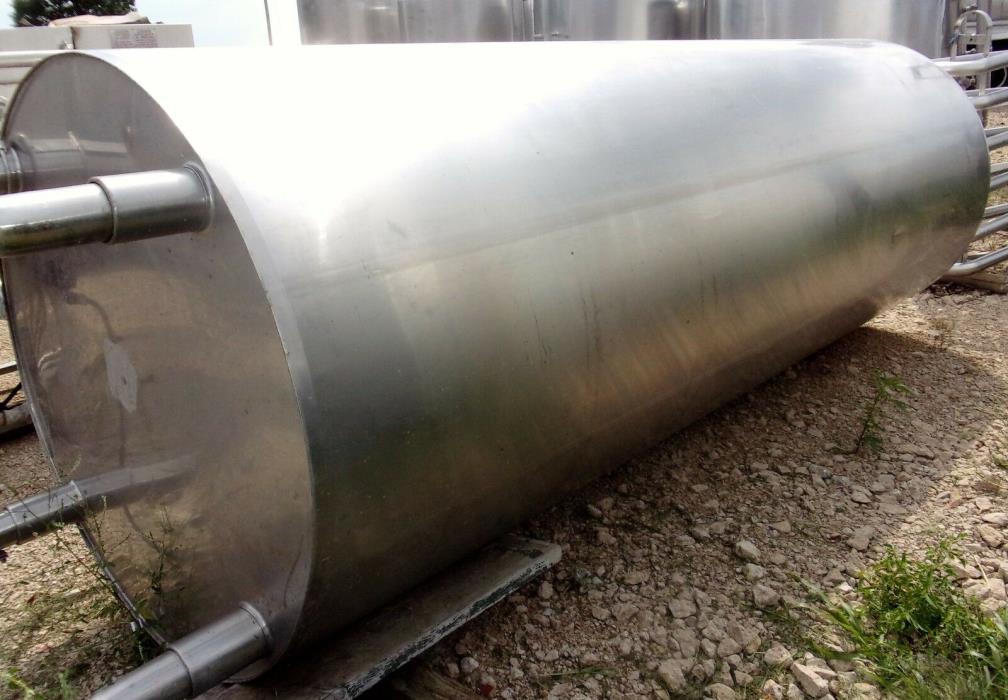 1000 Gallon Dairycraft Silo Insulated Agitated Stainless Steel Vertical Spacesav