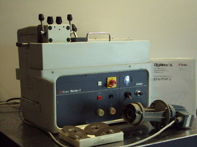 STRUERS DISCOTOM-2 DISCOTOM  METALLURGICAL CUTOFF SAMPLE DISCO SAW PUMP & MANUAL