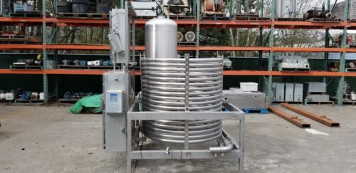 Coil and tank all stainless food grade dwell time syrup mixer blender,custom