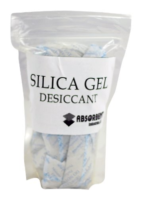 10 gram X 20 PK Silica Gel Desiccant Moisture Absorber -FDA Compliant Food Safe
