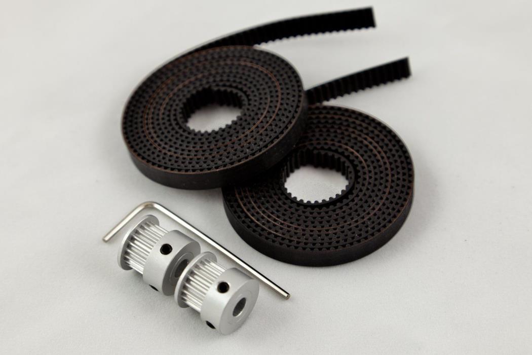 GT2 Belt and Pulley Set for 3D Printers (reprap, Prusa, MendelMax)