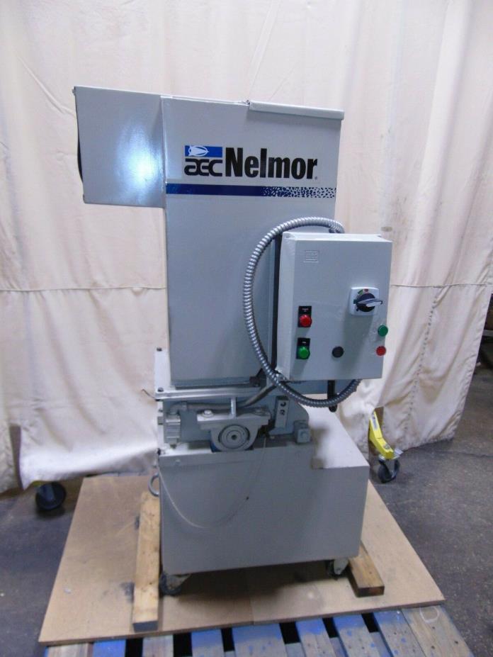 10 x 8 Industrial 5 HP AEC Nelmor Plastic Granulator Grinder 3 Phase