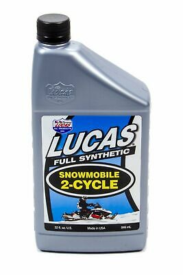 Lucas Oil LUC10835 2 Cycle Snowmobile Oil Synthetic 1 Qt. - Free ship