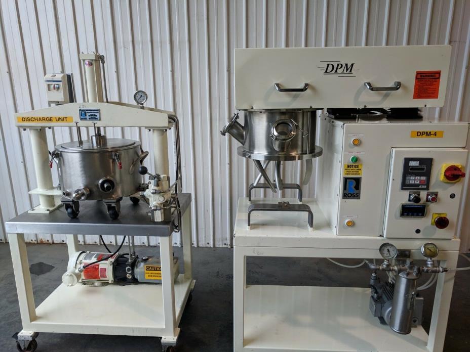 Ross DPM-4 Double Planetary Mixer & Discharge Unit