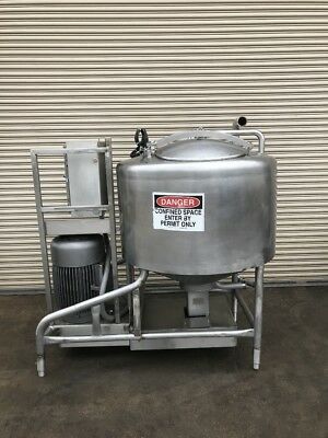 Breddo 200 Gallon Stainless Jacketed Likwifier with Coned Bottom, Processing