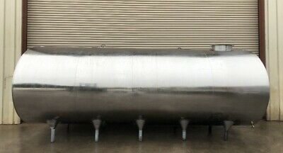 4,000 Gallon Stainless Bulk Milk Refrigerated Jacketed Storage Tank