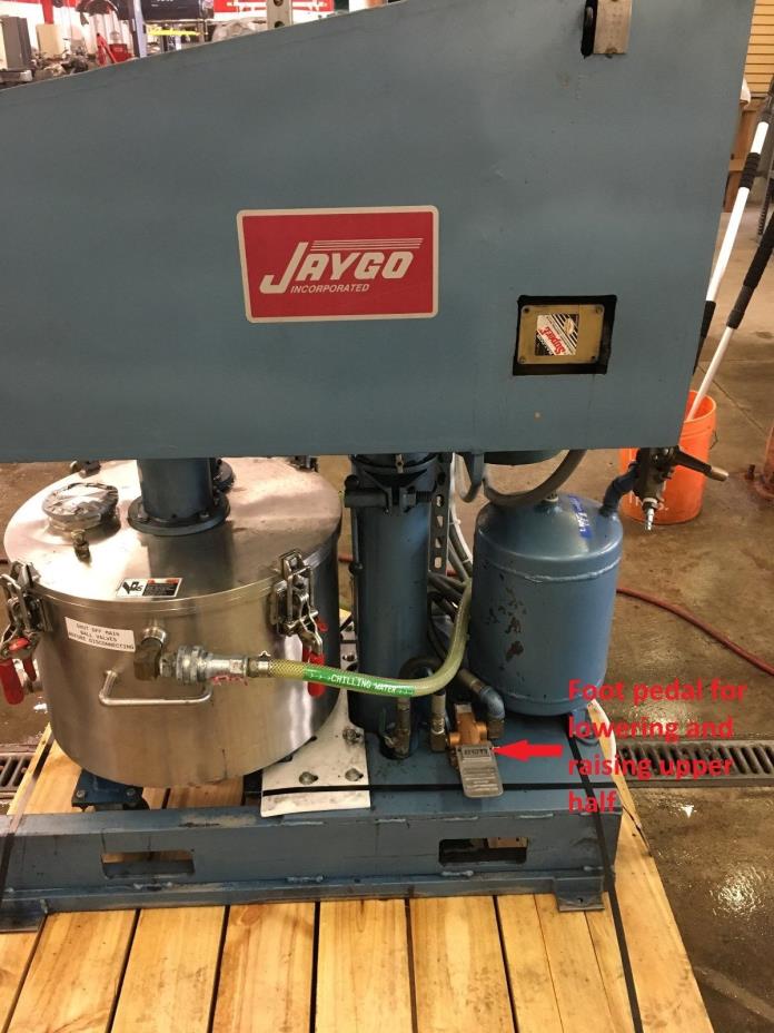 JAYGO DUAL SHAFT VARIABLE SPEED MIXER MODEL# DSVS-3/2