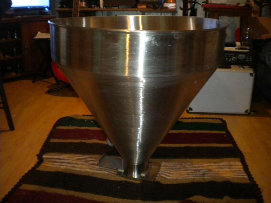 Stainless Steel Material Hopper Feeder Cone Lid 28