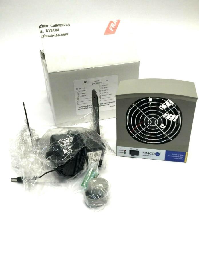 SIMCO 6432e Point of Use Ionizing Blower 91-6432e