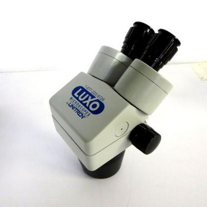 LUXO 18714 250 STERO-ZOOM BINOCULAR MICROSCOPE SINGLE BOOMSTAND