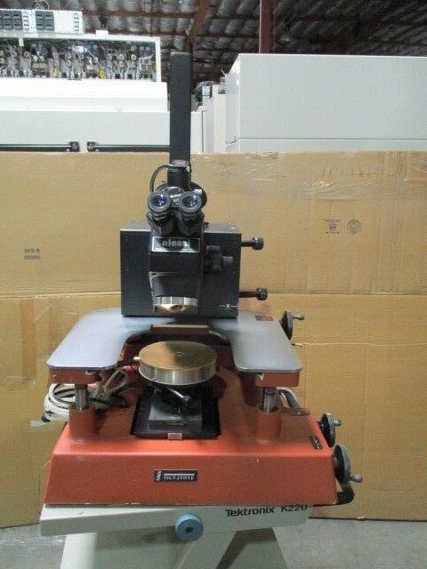 Signatone S-250-6 Manual Probe Station Wafer, Alessi 9489-078 Microscope, 450313