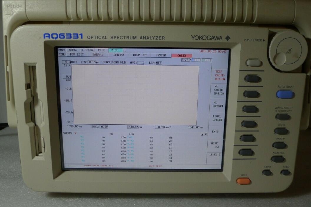 Yokogawa/ Ando AQ6331 Optical Spectrum Analyzer