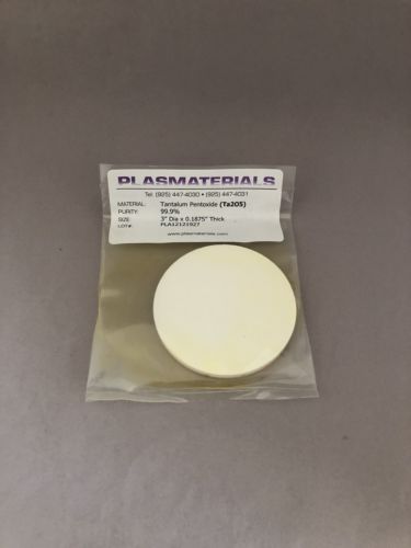 Tantalum Pentoxide (Ta2O5) 99.9% Pure Sputter Target, 3