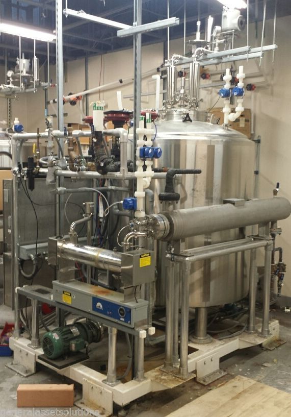 Lee Industries 500GALU Purified water distribution system 500 gal stainless tank
