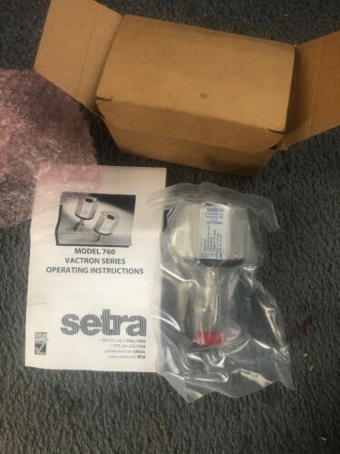 NEW Setra Model 760 Vactron Pressure Transducer 0-10 Torr P/n7601010TAD87CD2A
