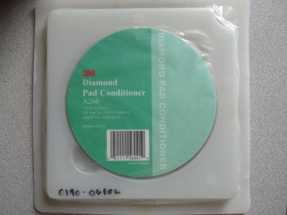 3M Diamond Pad Conditioner A260 - 1 Disk 4.25inch
